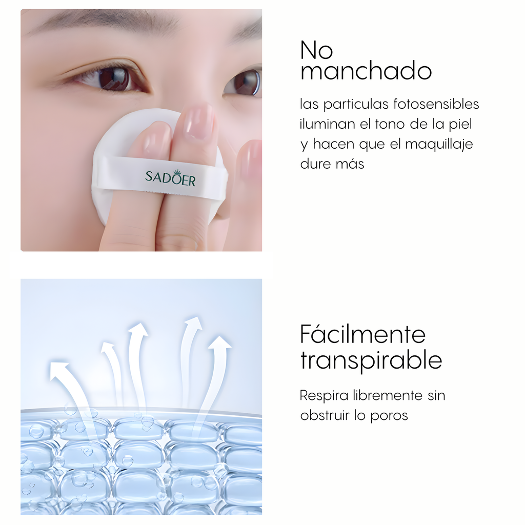 Polvo Mineral Facial Para Controlar El B