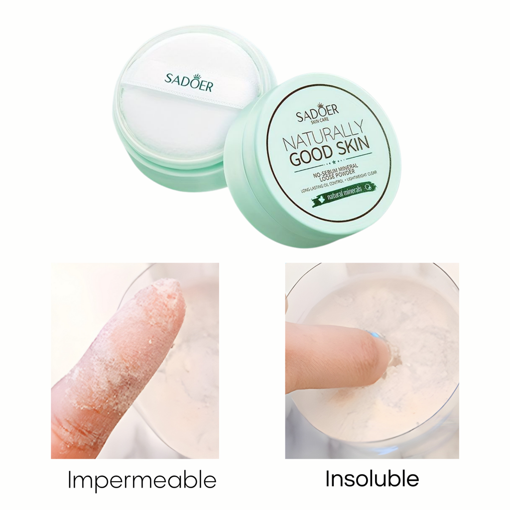Polvo Mineral Facial Para Controlar El B